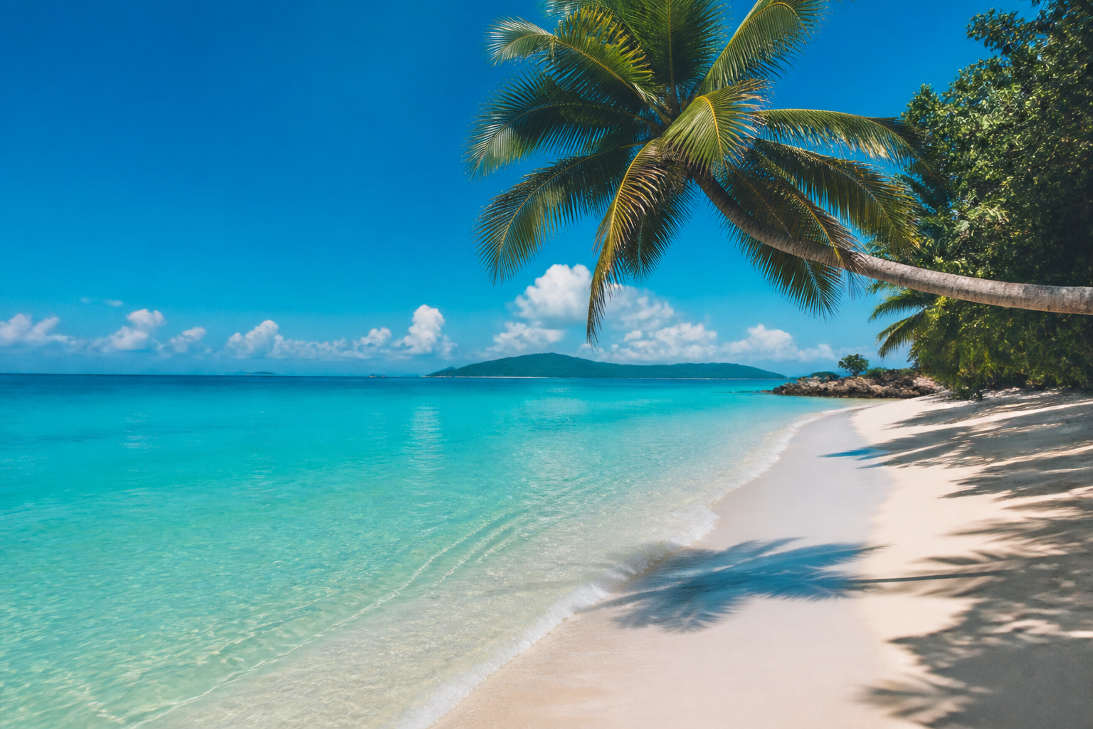 Tropical beach perfect for Instagram captions and vacation photos
